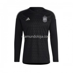 Camisola Espanha Guarda-redes Homem Equipamento Primeiro 2022 Manga Comprida